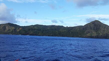 View of Pitcairn Island